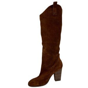 Free People X Understated Leather Lady Luck Slouch Boots 40 9.5 Brown
